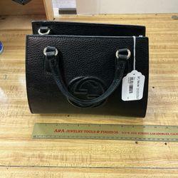 Gucci Soho Black Calf Leather Bag