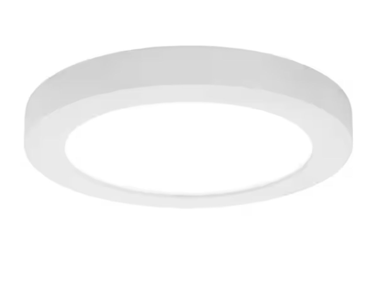 Flexinstall LED 8 in. White Disklight Recessed Ceiling Light for Home with 5CCT + DuoBright Dimming
