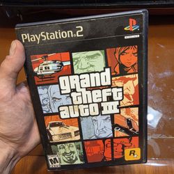 Grand Theft Auto III (Playstation 2, 2003) No Manual Tested Works
