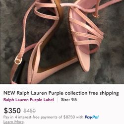 Leather Ralph Lauren 