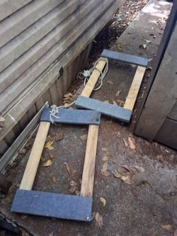 Two pull dollies