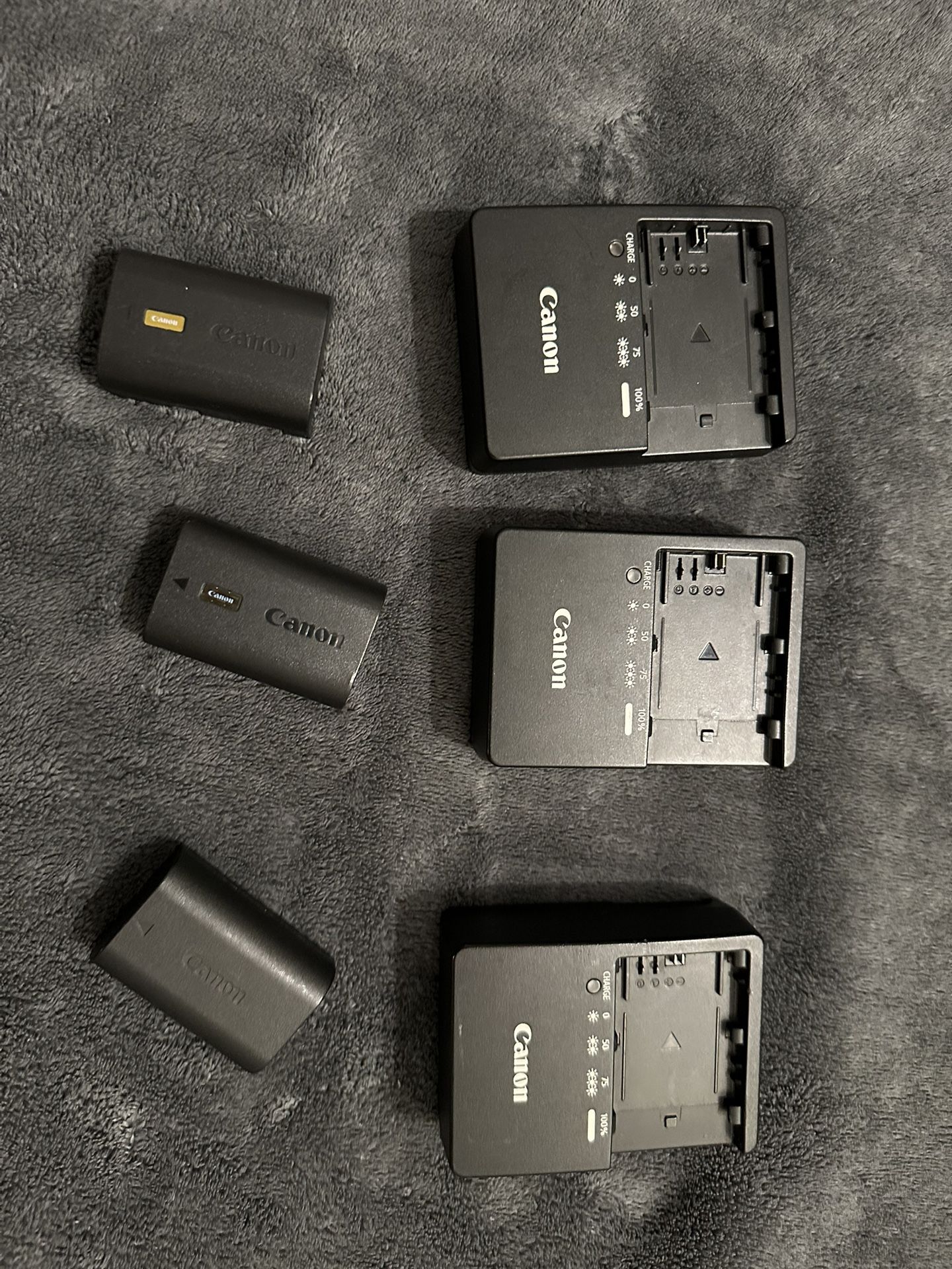 Canon Battery And Charger ( Each Set )