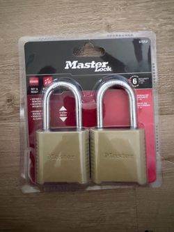 Master Lock 875TLF Set Your Own Combination Padlocks (2-Pack)