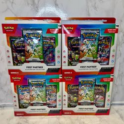 New/Sealed Pokemon TCG First Partner Illustration Collection (Series 2)