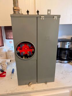 Square D Electric Meter Socket Panel