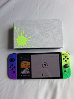 Nintendo switch OLED Splatoon edition