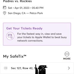 Saturday 4/1 Rockies @ Padres 