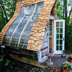 Greenhouse whimsical- unique roof design