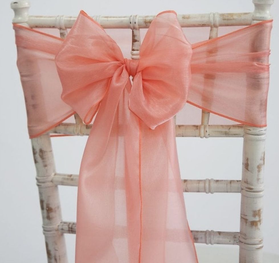 Peach, Coral ,Orange Sashes