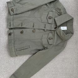 Girls Size 6 Green Jacket 