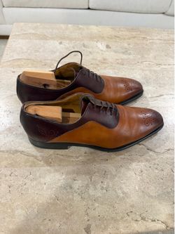 Brown/ Bergundy Magnani Dress Shoes