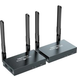 Wireless HDMI Transmitter and Receiver 4K: 1640FT/500M Range,Plug & Play