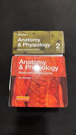 Anatomy & Physiology Study and Review Cards – 2 Sets