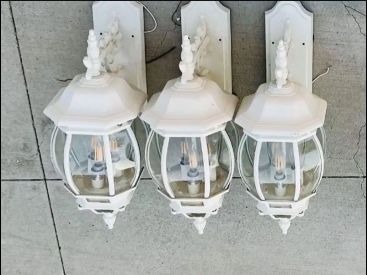 (3) Hardwire Lanterns