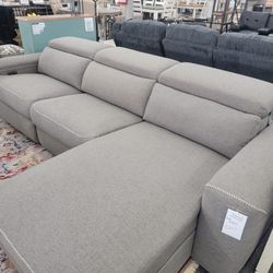 Power Reclining Sectional In Stock For Immediate Delivery 