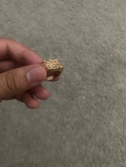 14k  Gold nugget Ring