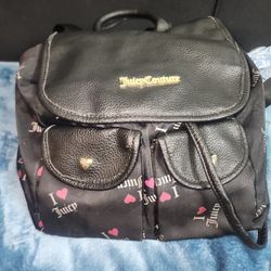 Juicy Couture Gothic Logo  "Quilty Pleasure"  Backpack 