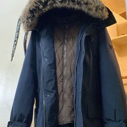 Large Navy Blue Michael Kors Jacket! 