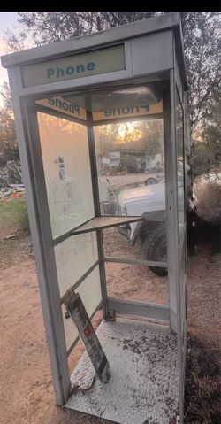 Vintage Public Phone Booth Kiosk