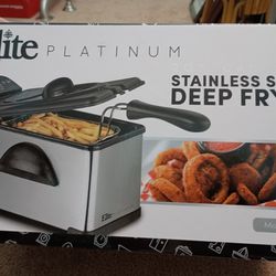Elite Platinum 2 Qt Stainless Steel Deep Fryer