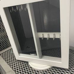 White Jewelry Cabinet Table Top
