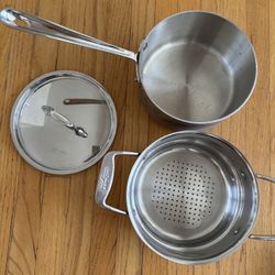 All-Clad Stainless Steel Saucepan w/ Lid