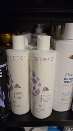 Pure zero shampoos, conditioners