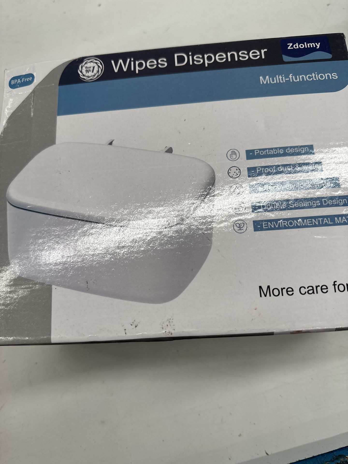 Wipes Dispenser Refillable Container