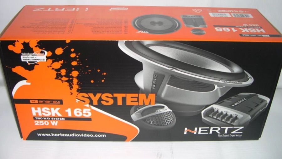 Hertz HSK 165 6.5" 2-way Hi-Energy Component Speaker System HSK165