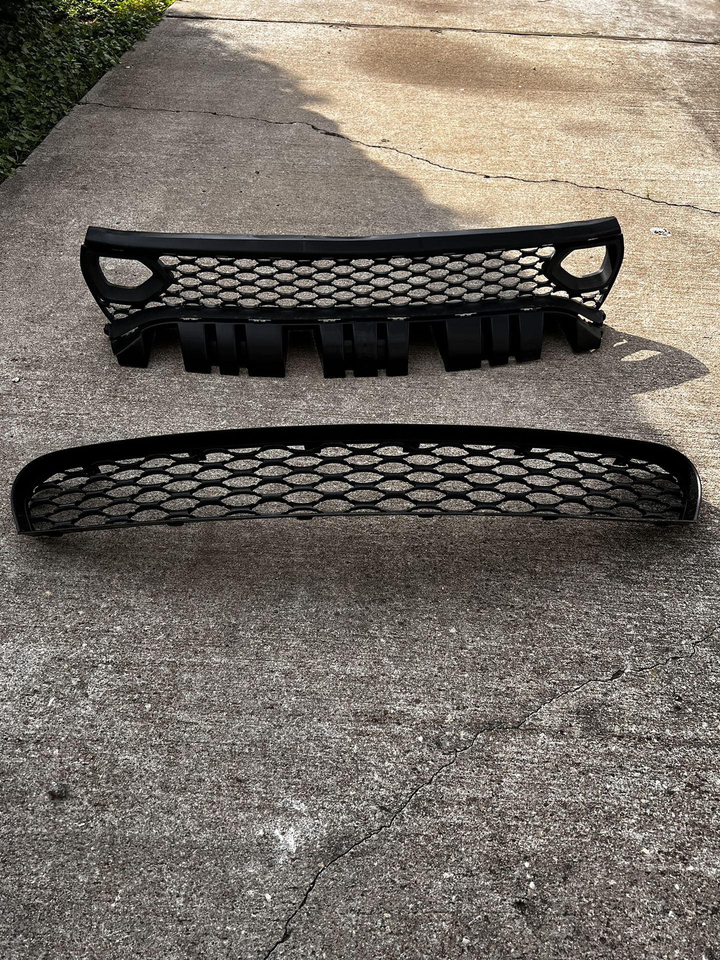 Front Upper And Lower Grilles For Dodge Charger 15-23