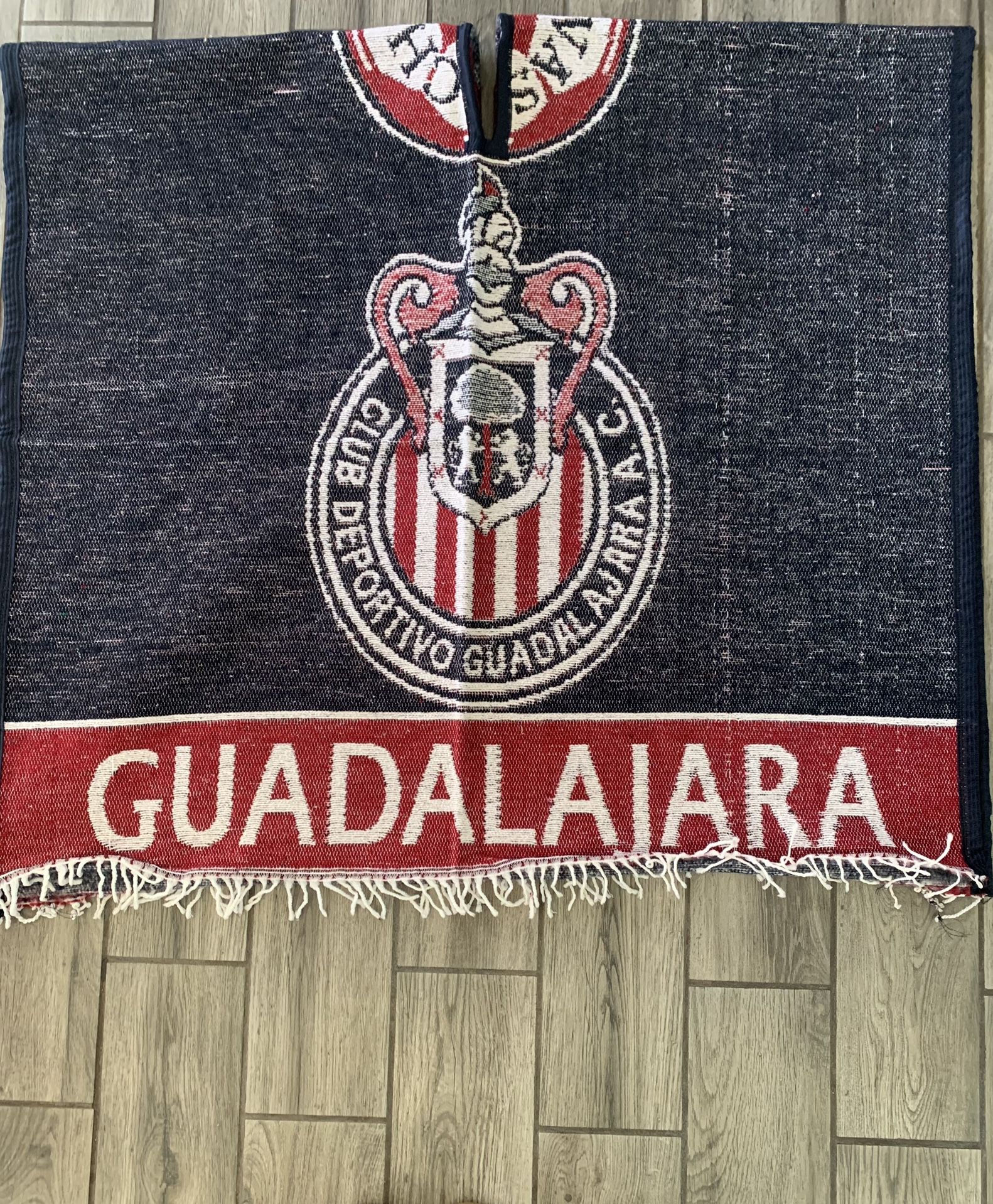 Guadalajara Chivas Poncho Serape Gaban