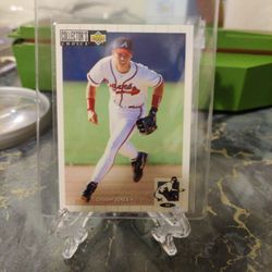 94 Upper Deck Collector's Choice Clipper Jones Card Number 152 Hall Of Famer