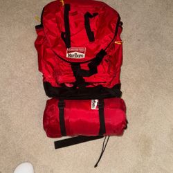 Marlboro Miles Camping Pack & Sleeping Bag