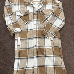 Squared Pattern Coat