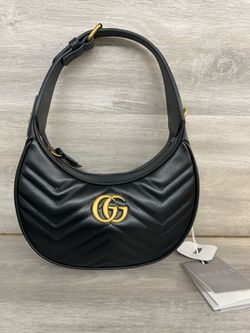 Gucci GG Marmont Half-Moon-Shaped Mini Bag (PO1022354)