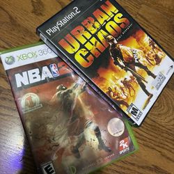 NBA 2K12 Xbox 360 & Urban Chaos ps2