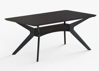 AllModern Budapest 71” Black Dining Table