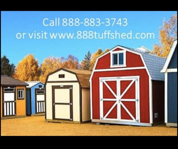garden ranch 8x10 tuff shed for sale in sacramento, ca