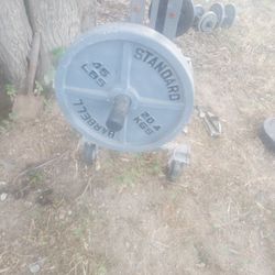 45 libs Standard Barbells 