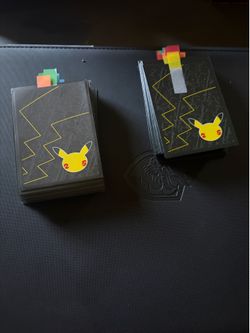 Pokemon 25th anniversary sleeves
