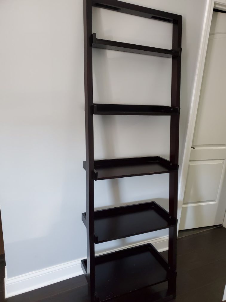 Ladder Bookshelf Expresso color