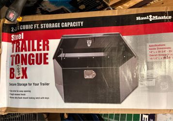 Haul-Master 2-3/4 cu. ft. Steel Trailer Tongue Box