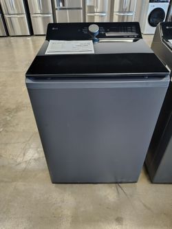 LG 5.5 cu. ft. Mega Capacity Smart Top Load Washer with Impeller Easyunload AI Sensing