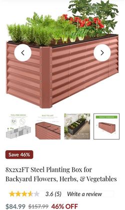 NIB raised Planter 8x2x2