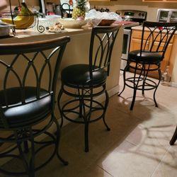3 Bar Stools 