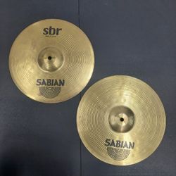 SABIAN 13" SBR Hi Hat Cymbals **Located In Upland**