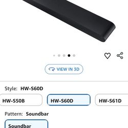 All in one Soundbar Samsung HW-S60D/ZA