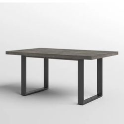 Minnich Solid Wood Base Dining Table not included chairs