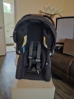 Crib and car seat and play pen