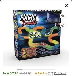 Magic tracks For Toy Cars– glow in the dark